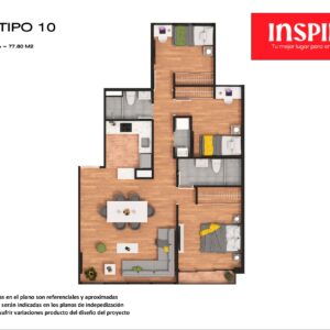 Inspiria - FLAT - TIPO 10 - 404 - 4