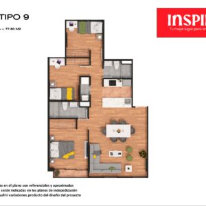 Inspiria - FLAT - TIPO 9 - 403 - 4