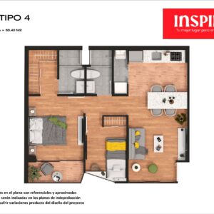 Inspiria - FLAT - TIPO 4 - 1601 - 16
