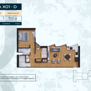 Visum - FLAT - X01D - 2201 - 22